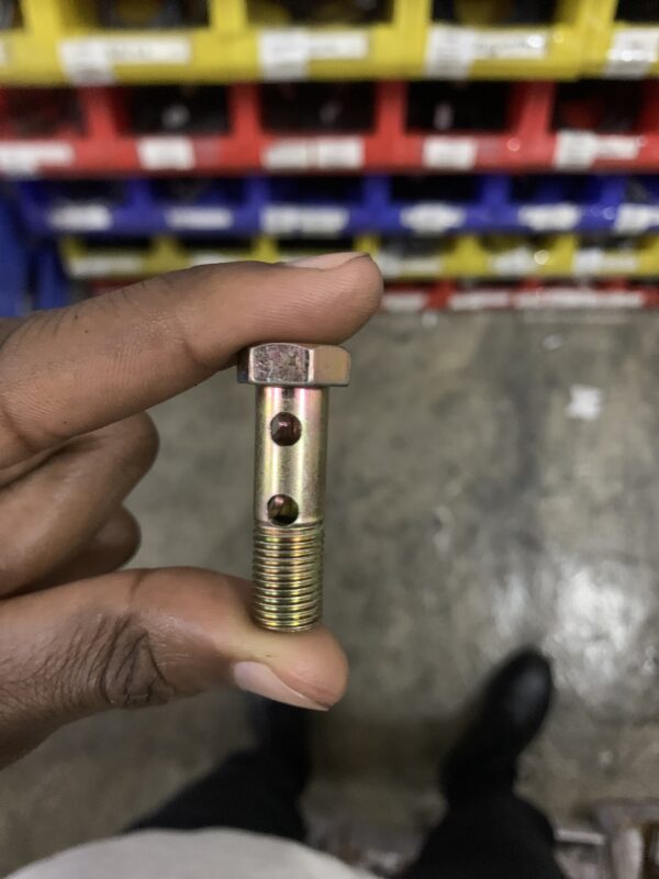 WD615 air compressor oil pipe female bolt VG1560070012