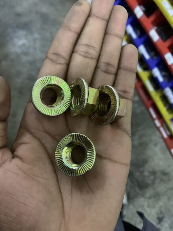 Shacman M7.112.40 M14*1.5-10-MAN183B1 Hexagon nut with flange 06.11251.2005